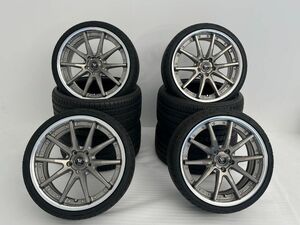 19インチホイール VERZホイール グレー 社外ホイール カスタムパーツ NITTO 国産タイヤ KUHL クールレーシング W397