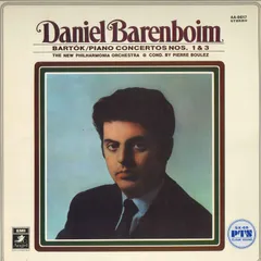 LP Daniel Barenboim バルトーク：ピアノ協奏曲第1番（1926年） AA8617 EMI ANGEL /00400