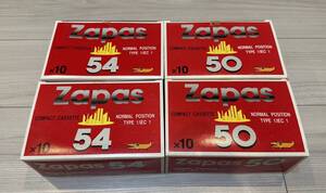 Zapas 50 & 54 Normal position カセットテープ 40本 未開封新品