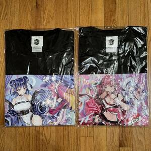 遊☆戯☆王オフィシャルカードゲーム 遊戯王カードゲーム25周年YCSJ TシャツVOL.1 Evil★Twin キスキル＆リィラセット　Lサイズ