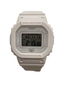 CASIO◆クォーツ腕時計_G-SHOCK/デジタル/WHT