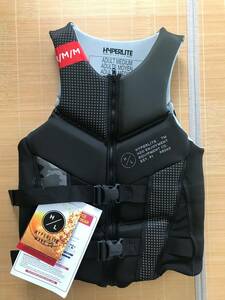 新品 HYPERLITE ハイパーライト ライフジャケット メンズ Mサイズ 2着まで同梱可能 ボード マリンスポーツ ジェットスキー 船 フィッシング