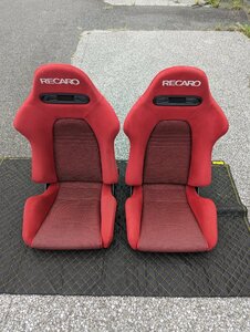 レカロシート RECARO SR-5 SR5 Rafale レッド カーボン調 二脚セット 超美品 絶版商品 入手困難 希少 DC2 DB8 FD2 EP3 CL7 FN2 CL1 DC5