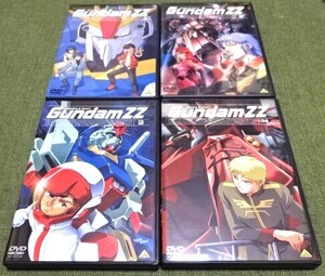 ◆【中古品DVD】機動戦士ガンダムZZ 第1巻～第4巻 国内正規品 4本セット◆第2巻・第3巻 ダブルゼータガンダム