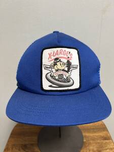 90s 初期 USA製 ヴィンテージ XLARGE エクストララージ メッシュキャップ CAP 帽子 スケボー ワーク ヒップホップ ビースティーボーイズ