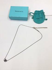 ティファニー TIFFANY&Co. スモール S ビーン ビーンズ ネックレス ペンダント SV925 シルバー SS-138089