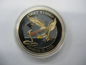 ★　チャレンジコイン　　　FIRST STRIKE MARCH 19.　2003 9TH AMU HOLLOMAN AFB. NM 　 　★