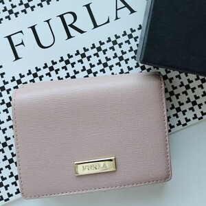 【新品】 FURLA 三つ折り財布　ベージュ 箱付き