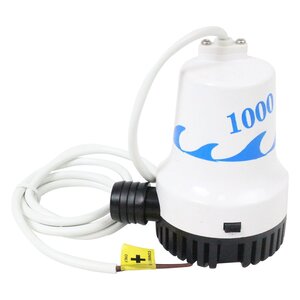 【新品即納】12V ビルジポンプ 1000GPH 海水 対応 毎分63L 水中ポンプ 船 ボート ヨット 船舶 雨水 浸水 排水 排水 汲み上げ ポンプ