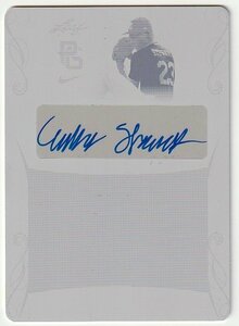 【1/1】2017 LEAF PERFECT GAME Carter Stewart RC Auto PRINTING PLATE ソフトバンク カーター・スチュワート直筆サインカード 1of1