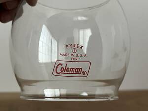 【 ほぼ未使用 】PYREX パイレックス Coleman 200 242 243 互換 1955年4月〜1961年3月 ガラス グローブ　ホヤ コールマン ランタン