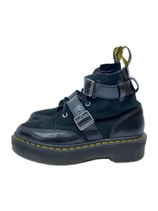 Dr.Martens◆Masha Creeper Boots/レースアップブーツ/37/BLK/スウェード