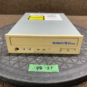 98-31 激安 レトロPC パーツ 内蔵 CD-ROMドライブ PLEXTOR PX-40TSi ULTRAPLEX 40max 2000年製 動作未確認 ジャンク