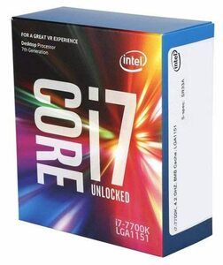 【中古】Intel Core i7-7700K 4,2 GHz - Kaby Lake - BOX BX80677I77700K