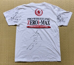 サイン入り　ZERO1-MAX　Ｔシャツ　Ｍサイズ　大谷晋二郎選手