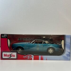 Maisto Special Edition 1/18 Chevrolet Camaro Z28 1968 マイスト シボレー カマロ ブルー ストライプ アメ車 ミニカー モデルカー　