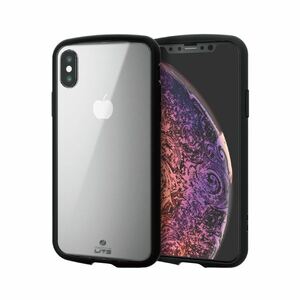 【新品】（まとめ）エレコム iPhone XS/TOUGH SLIM LITE/クリア/クリア PM-A18BTSLCCR【×2セット】