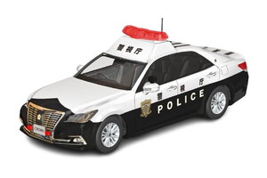 アオシマ 1/32 楽プラ スナップキット No.01-PC トヨタ クラウン パトロールカー プラモデル　送料無料 新品