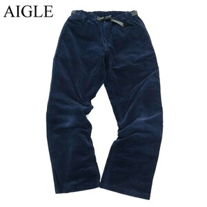 AIGLE エーグル 秋冬 コーデュロイ★ ストレッチ クライミング パンツ Sz.XS　メンズ ネイビー アウトドア　A3B00144_1#Q