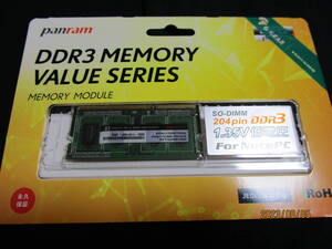 DDR3 PC3-12800（DDR3-1600）D3N1600PS-L4Gノートパソコン用