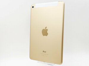 ◇ジャンク【au/Apple】iPad mini 4 Wi-Fi+Cellular 16GB MK712J/A タブレット ゴールド