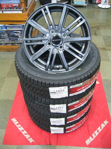 ブリヂストン 国産 スタッドレス タイヤ ブリザック VRX3 155/65R14 155/65-14 ＆ アルミホイール セット 新品 4本 送料無料 軽自動車用