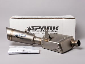 SPARK EXHAUST ストリートトリプル RS/R/S(17-19) 3/4キット STEEL BOX GRID-O チタンサイレンサー ,スパーク マフラー STREET TRIPLE 765