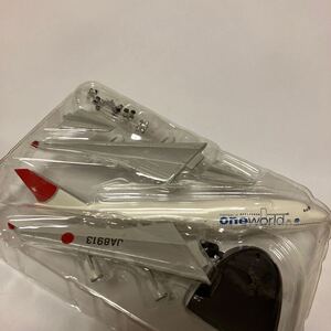 1/500 ボーイング 747-400 #6 JA8913 ONE WORLD塗装 JAL ウイングコレクション3 エフトイズ ありがとうジャンボ