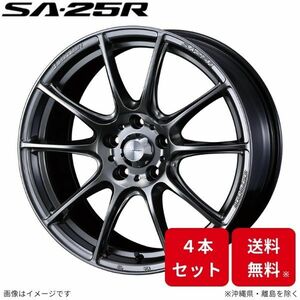 ウェッズ ホイール ウェッズスポーツ SA-25R ランサーエボリューションX CZ4A 三菱 19インチ 5H 4本セット 0073815 WEDS