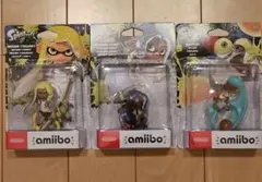 新品未開封　袋つき♪スプラトゥーン3　amiibo　ヤマダ電機購入