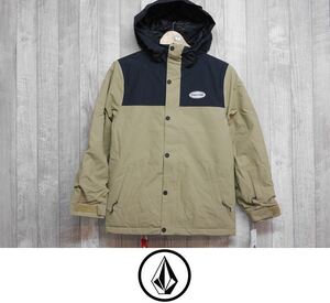 【新品:SALE】24 VOLCOM 子供用 STONE.91 INS JACKET - DARK KHAKI - Sサイズ 正規品 キッズ ジャケット スノーボード ウェア