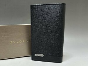 新品 定価58,300円 BVLGARI ブルガリ セルペンティ スカリエマン 二つ折り長財布 札入れ ブラック 282852 メンズ 福井県質屋の質セブン