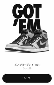 Nike Air Jordan 1 High OG Shadow 2.0 ジョーダン1 シャドウ