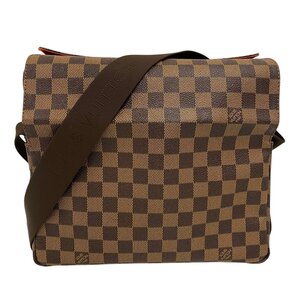 LOUIS VUITTON ルイ ヴィトン N45255 ナヴィグリオ ショルダーバッグ ブラウン系 メッセンジャーバッグ メンズ レディース【中古】