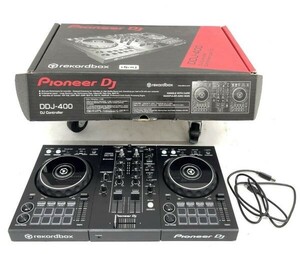 H139-W17-115 Pioneer パイオニア DDJ-400 2019年製 rekordbox パフォーマンスDJコントローラー DJ機材 DJコントローラー③