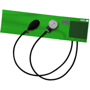 まとめ得 ＦＯＣＡＬ アネロイド血圧計 ＦＣ-１００Ｖ ナイロンカフ グリーン x [2個] /k