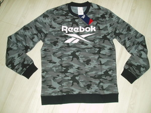 即決！新品★Reebok[リーボック] ビッグロゴ クルー スウェットシャツ【men