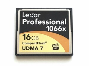 ☆美品☆ CFカード 16GB 1066x レキサー プロフェッショナル Lexar Professional コンパクトフラッシュ CompactFlash Card