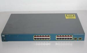 ★ CISCO Catalyst 3560 Swich WS－C3560－24PS－S Series PoE－24 　2009年【通電OK】