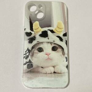 新品　iphone13用ケース 猫のスマホケース　cat ネコかわいい　可愛い　癒し　cat アニマル　動物　もちまる似