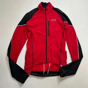 298 GORE BIKE WEAR ソフトシェル ジップアップ ジャケット 自転車 サイクルウェア ストレッチ リフレクター 40506Q