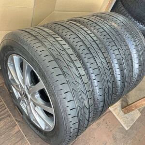 良品! 155/65R13 4本／100-4H +45／BS NEXTRY 8分上,9分／Exceeder 送料込26200円〜 S4642-81