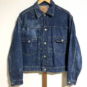 濃紺 ハギ 50s〜60s Levis507XX 2nd セカンド 44 リーバイス デニム オリジナル ビンテージ / 大戦 片面 501XX 506XX BIGEビッグE