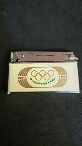 東京オリンピック 1964 ライターTHE XVⅢ OLYMPIC GAMES PRINCE CLIPPER 昭和レトロ 喫煙具 ヴィンテージ