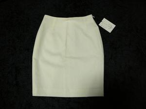 ●送料230円●　日本製　W61㎝　白いミニスカート　OL制服　タイトミニ　ホワイト　タグ付き未使用品