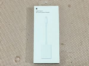 (新品未使用)Apple Lightning to SD Card Camera Reader SDカードカメラリーダー　MJYT2AM/A