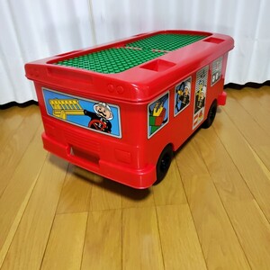 レゴブロック 収納BOX 箱 消防車 赤いクルマ