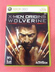 【GM6067/60/0】Xbox360ソフト★海外版 X-メン オリジンズ: ウルヴァリン★X-MEN ORIGINS: WOLVERINE - Uncaged Edition★説明書付き★