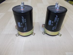 350V 1500uF CE GW Nippon Chemi-CON 【 日本ケミコン ニッケミ 】 ★アルミ電解コンデンサ ★未使用★