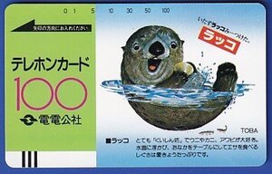 ●電電公社 ラッコ 100度数テレカ